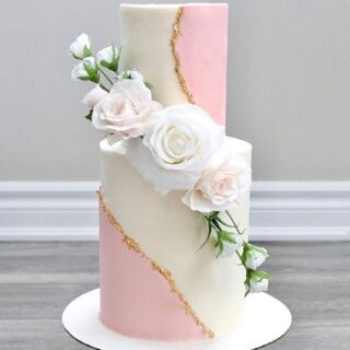 Eternal Love Engagement Cake