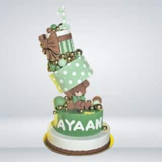 Cute Teddy Theme Anti- Gravity Cake