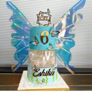 Kinetic Butterfly Wings Cake