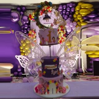 Kinetic Butterfly Wings with Lifting Cake